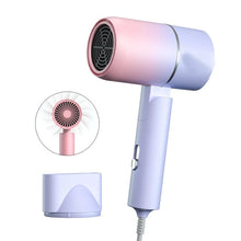 Folding Hairdryer Water Ion Quick Dry Heating And Cooling Air anti-static Style