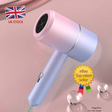 Folding Hairdryer Water Ion Quick Dry Heating And Cooling Air anti-static Style