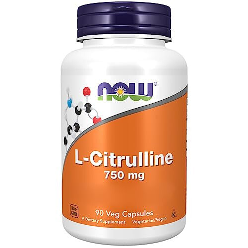 Foods, L-Citrulline, 750mg, 90 Vegan Capsules, Amino Acid, Lab-Tested, Gluten Free, Soy Free, GMO Free