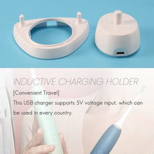 For Toothbrush Replacement Charger Power Supply Inductive Charging Holder Model 3757 USB Cable White