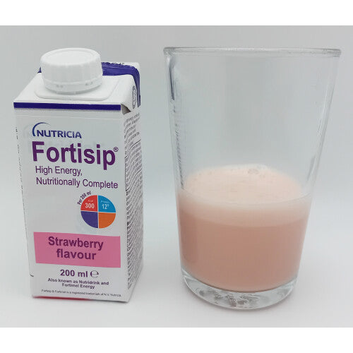 Fortisip Strawberry 200ml Pack of 6 - REF: FOR010