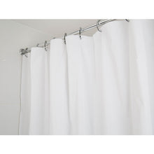 Fully Waterproof Plain White PVC Shower Curtain, 1800 x 1800mm