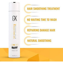 GK HAIR Global Keratin The Best (10.1 Fl Oz/300ml) Smoothing Keratin Hair Treatment - Professional Brazilian Complex Blowout Straightening For Silky