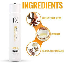 GK HAIR Global Keratin The Best (10.1 Fl Oz/300ml) Smoothing Keratin Hair Treatment - Professional Brazilian Complex Blowout Straightening For Silky