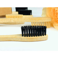 Goaycer Bamboo Toothbrush Medium Bristle  10Pcs Biodegradable Bulk Woo