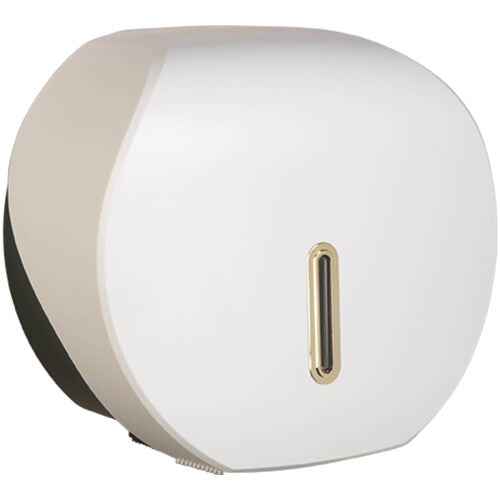 (Gold) ABS Plastic Mini Jumbo Toilet Roll Dispenser