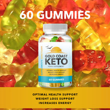 Gold Coast Keto Gummies-New Mixed Flavour-60 Gummies-Keto Friendly