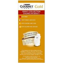 Gourmet Gold Chunks in Gravy Cat Food, Beef, 8 x 85g