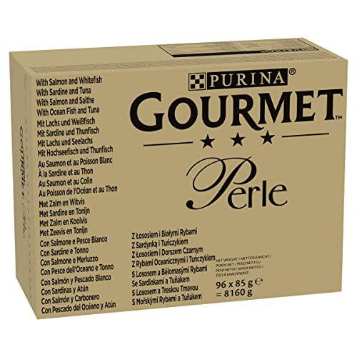 Gourmet Perle Seaside Duo in Gravy Wet Cat Food 96x85g