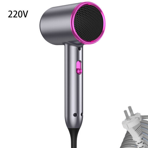 (Gray) Hair Dryer Tshaped Fashionable White Gray 1000w Cold And Hot Air Household 220v