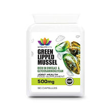 Green Lipped Mussel For Dogs - Quick Release Joint Care 90 500mg Capsules - Made in UK