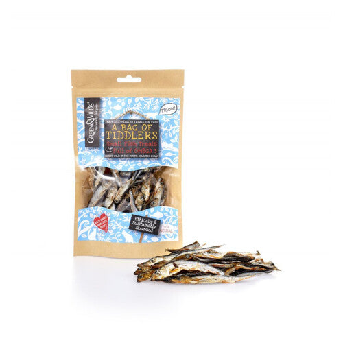 Green & Wilds Eco Cat Treats - Bag of Tiddlers