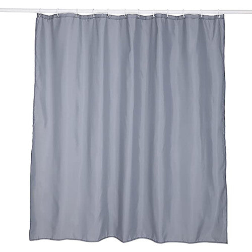 (Grey, 180-220) KAV-Polyester Shower Mould and Mildew Resistant Curtain