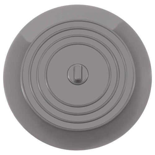 (Grey) Silicone Floor Drain Cover Kitchen Sink Bathtub Hair Stopper Bathroom Strainer Filter