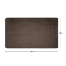 (Grey/Brown, 90x60cm) Nicoman Reversible Anti Slip Dual-Colour Shower Mats