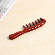 Hair Comb for Detangling - Wide Tooth Wood Comb for Curly Hair - No Static Natural Wooden Sandalwood Comb