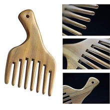 Hair Comb Wide Tooth Hair Care Wooden Hair Comb Sandalwood Comb Afro Hair Pick Hair Lift Combs for Men Hair Styler and Ladies Hair Hairstyle