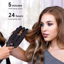 Hair Curler, 22mm 3 Barrel Hair Waver Curling Wand