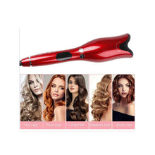 Hair Curlers Spin N Curl Ceramic Rotating Curler Curling Tool Ruby Red