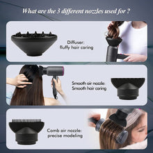 Hair Dryer 2000W Professional Powerful AC Motor Quick Drying Ionic Hair Dryer with 2 Speed 3 Heat Setting, Cool Shot Button