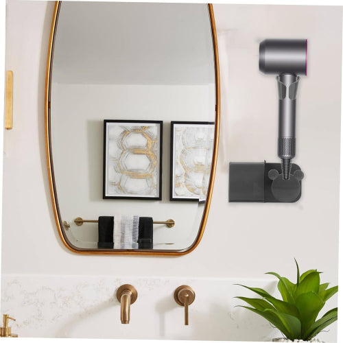 hair dryer rack storage shelves hair dryer holder tool organizer for bathroom blow dryer holder sundries storage rack hair dryer shelf