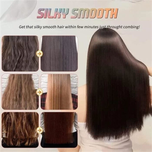 Hair Straightening Cream - 2023 New Protein Correcting Hair Straightening Cream, 3-second Silk &amp; Gloss Hair Straightening Cream