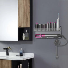 Hairdryer Holder Storage Rack Bathroom Shelf Hair Dryer Universal Transparent