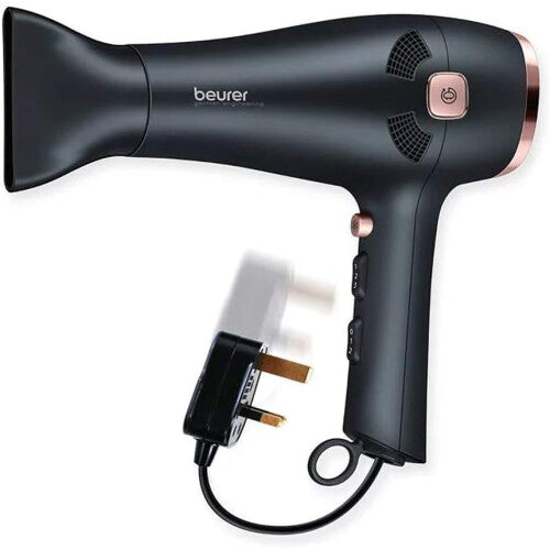 Hairdryer with cable rewind, 2000 Watt Hairdryer.