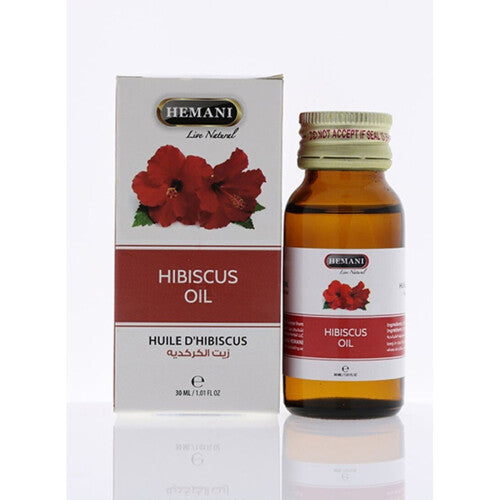 Hemani Hibiscus Oil For Hair 30ml - Essential Oil & Multipurpose Oil