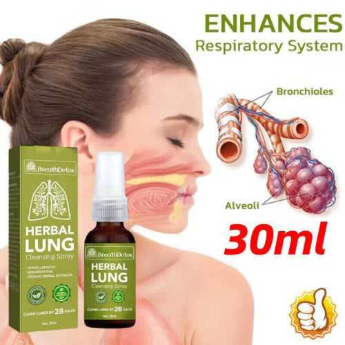 Herbal Lung Detox Cleanse Mist Powerful Lung Support Herbal Care Essence-Smokers