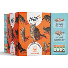 HILIFE Its Only Natural Cat Pouch Multipack The Big Fishy One In Jelly 32x70g