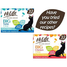 HiLife it's only natural - Complete Wet Cat Food - The Big Fishy One in Jelly - 100% Natural Ingredients Grain Free, 32 Pouches x 70g