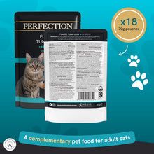 HiLife Perfection - Wet Cat Food - Flaked Tuna Loin in Jelly - Natural Ingredients Grain Free, 18 Pouches x 70g