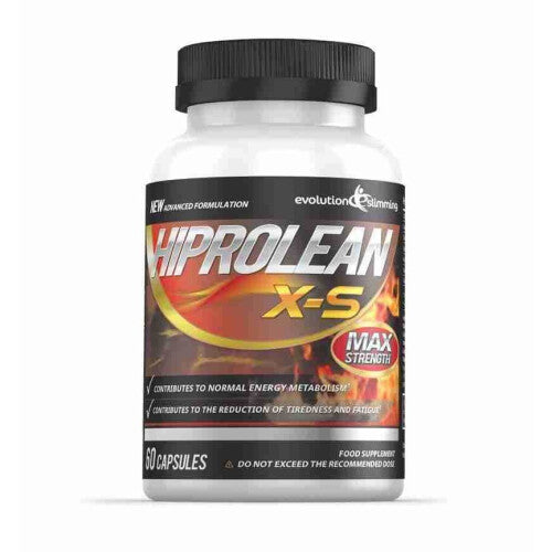 Hiprolean X-S High Strength Fat Burner - 60 Capsules (1 Bottle) - High Strength Fat Burner - Evolution Slimming