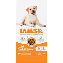 IAMS Complete Dry Dog Food for Adult 1+ Large Breeds with Chicken 12 kg