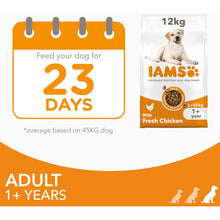 IAMS Complete Dry Dog Food for Adult 1+ Large Breeds with Chicken 12 kg