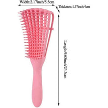 ICEBLUEOR Detangling Brush for Curly Hair, Afro Textured 3a to 4c Kinky Wavy Hair for Wet-Dry-Long Curly Hair, e[85]