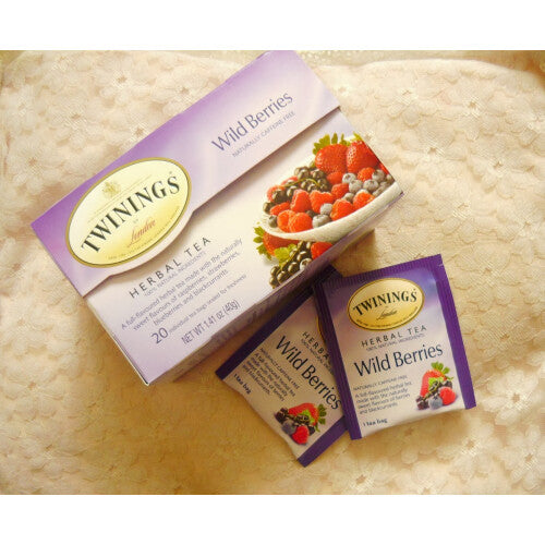 Invigorating Wild Berries Herbal Tea 20 Tea Bags Bursting with Flavor and Nutrients Herbal Tea Supports Healthy