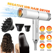 Ionic Hair Dryer Blow Dryer with Diffuser for Home Professional