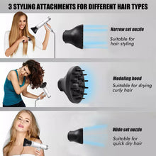 Ionic Hair Dryer Blow Dryer with Diffuser for Home Professional