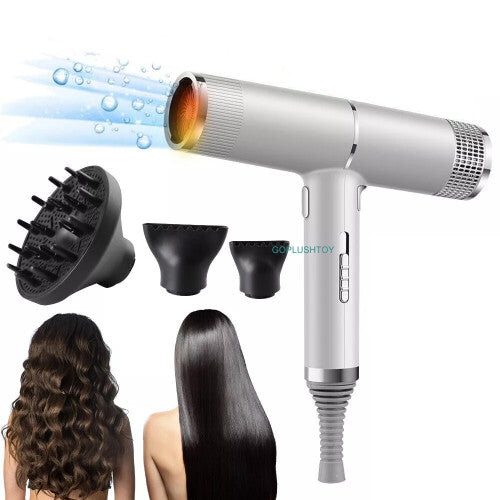 Ionic Hair Dryer Blow Dryer with Diffuser for Home Professional