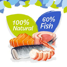 it's only natural - Wet Cat Food - Luxury Seafood Platter in Jelly Tuna Loin Salmon Shrimps - 100% Natural Grain Free, 20 Pouches x 50g