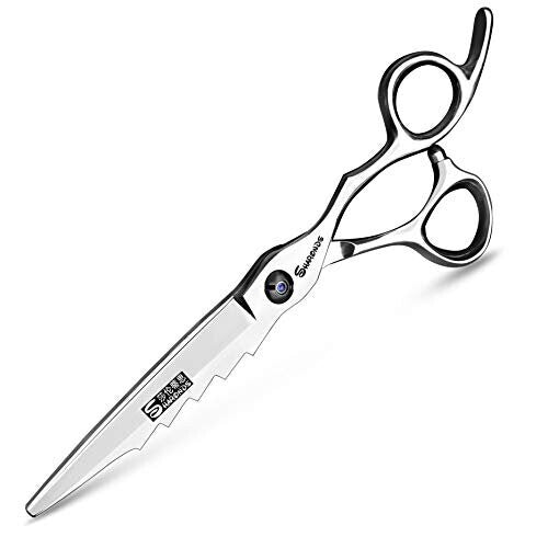 Japan Scissors Hairdressing Scissors 440C Barbers Cutting Scissors 6.5 or 6 inch Barber Shears Hair Scissors (6.5 inch)