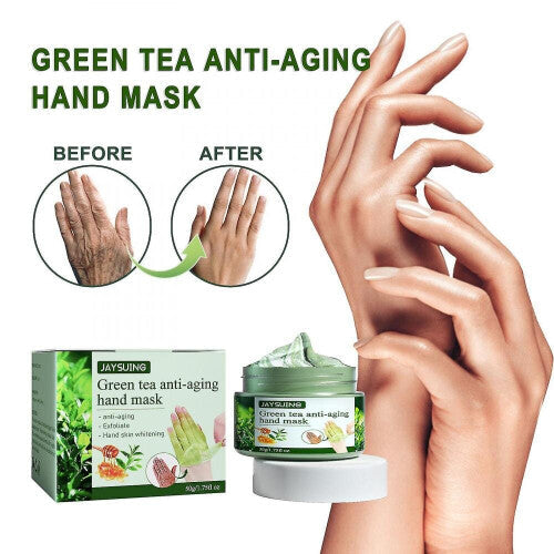 Jaysuing Green Tea Anti-aging Hand Mask