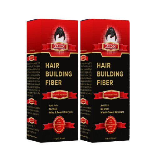 Kaboci Hair Building Fibers Dark Brown Fuller Thicker Hair Awaits Standard Quality (Pk Of 2) (15*2)g