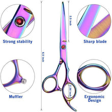 KAHNUS Salon Hairdressing Haircut Scissors, perfectly sized for Home Salon Man Woman Adults