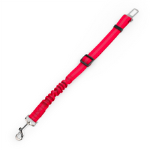 KCT 2 Pack Dog Seat Belt Clip Lead - Red