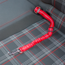 KCT 2 Pack Dog Seat Belt Clip Lead - Red