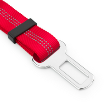 KCT 2 Pack Dog Seat Belt Clip Lead - Red