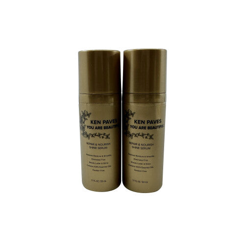 Ken Paves You Are Beautiful Repair & Nourish Shine Serum 1.7 OZ Set of 2